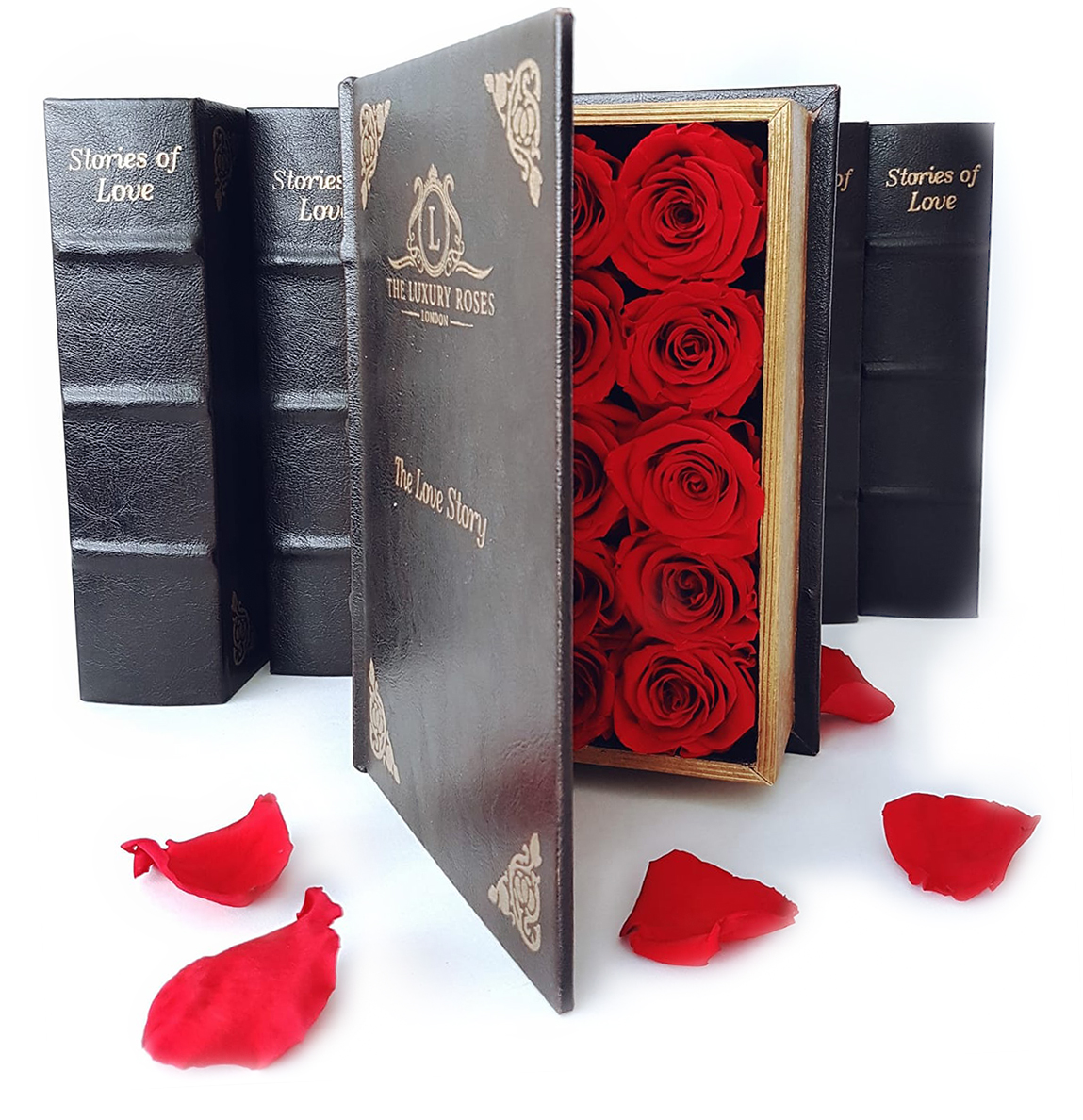 A love story roses Preserved Rose Arrangements & Delivery The