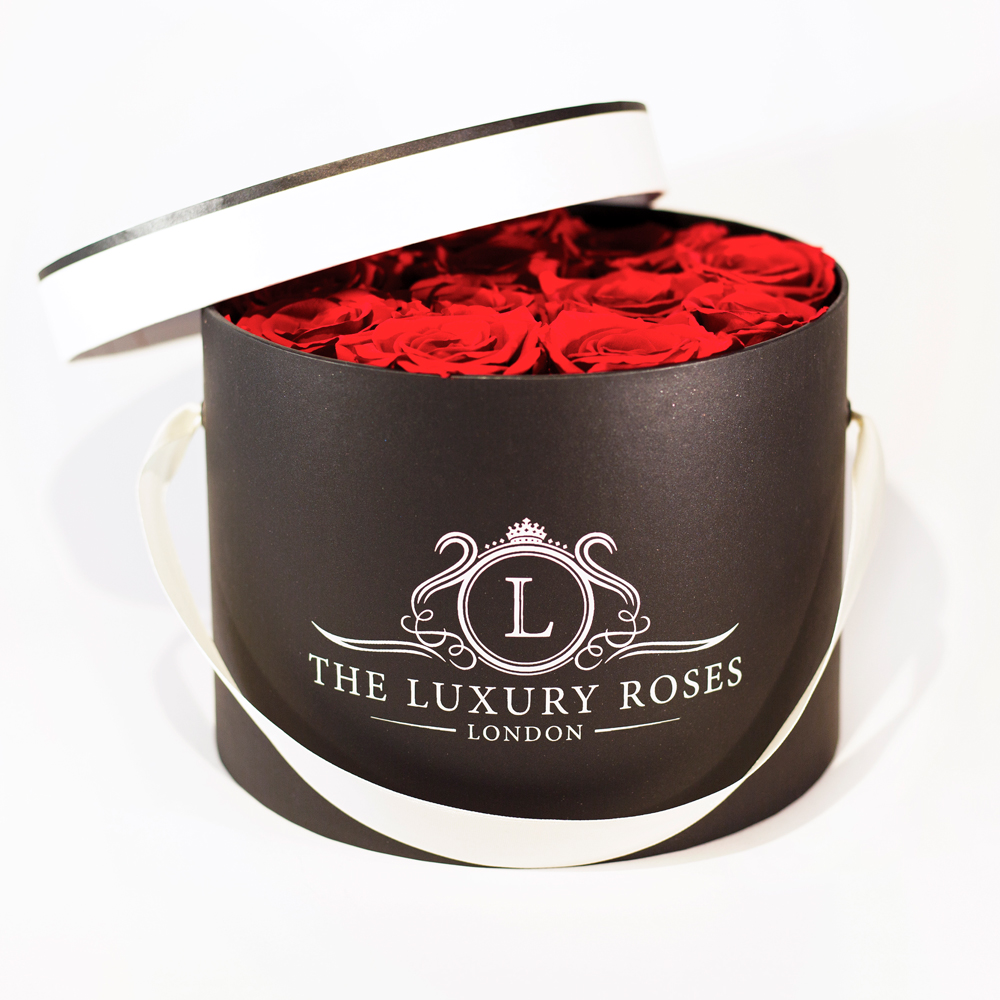 J'adoremediumblack1000x1000 Preserved Rose Arrangements